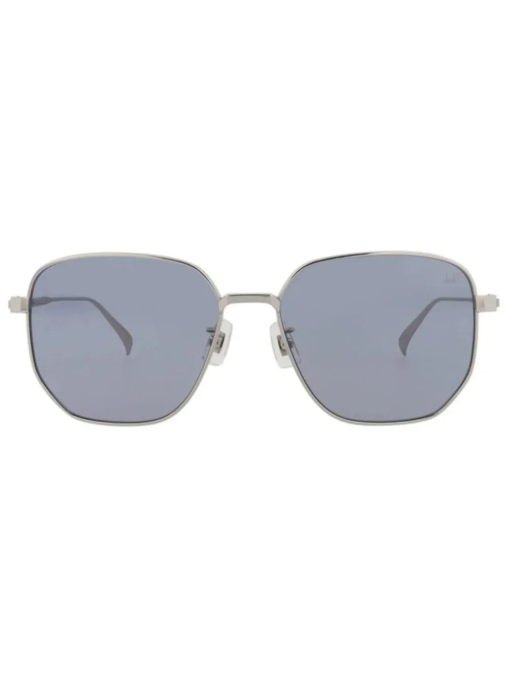 New Dunhill Women's Sunglasses Square Rectangle Titanium Frame Mens Silver Light
